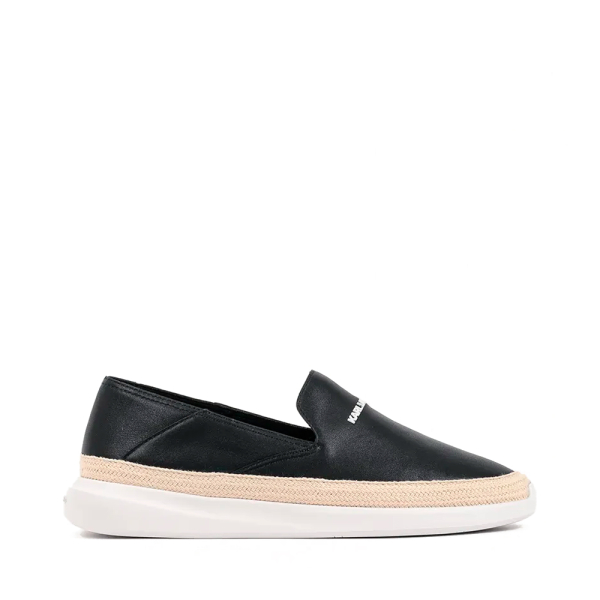 Karl Lagerfeld Espadrilles en cuir Helios - 44 Noir- Ref 162 €