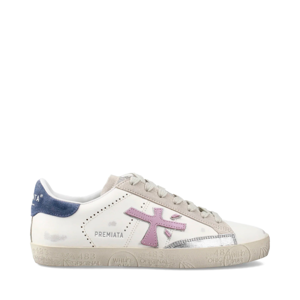 Premiata Baskets Stevend - 36 Blanc Beige- Ref 198 €