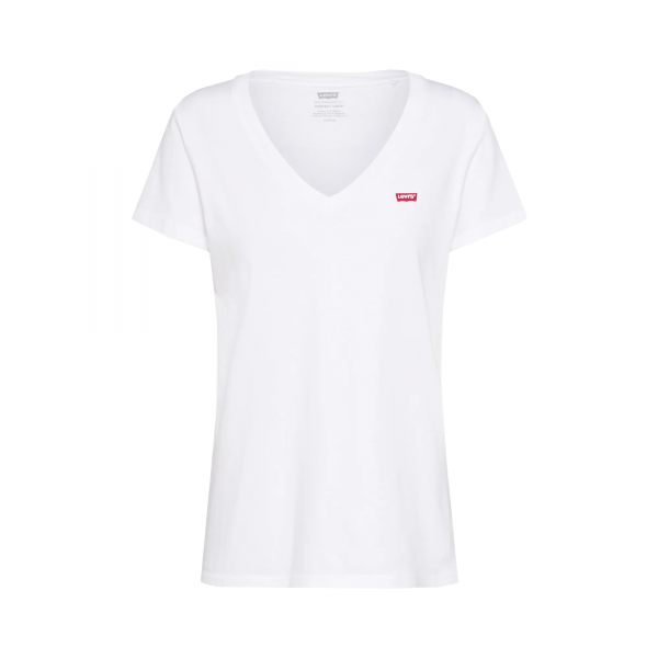 Levis T-shirts manches courtes Blanc - T-shirt parfait col en V - L - Ref 85341 22 €
