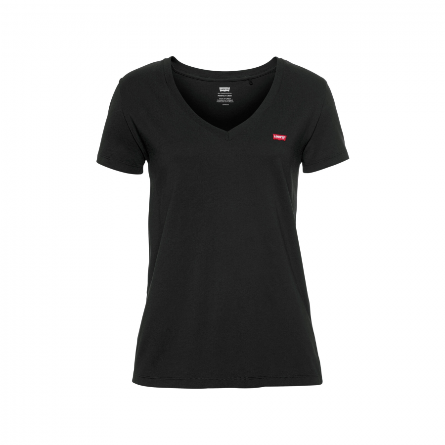 T-Shirt Levis Perfect Vneck Caviar T-Shirt Levis Perfect Vneck Caviar