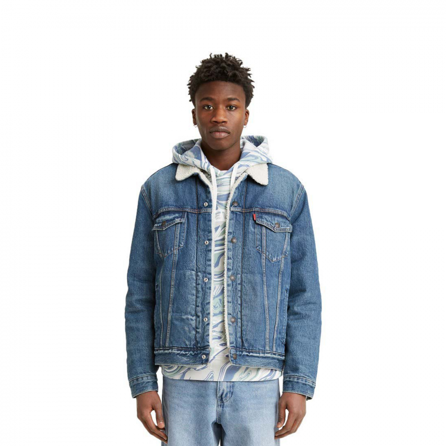 Giacca Levis Type 3 Sherpa Trucker Fable Sherpa Tru Giacca Levis Type 3 Sherpa Trucker Fable Sherpa Tru