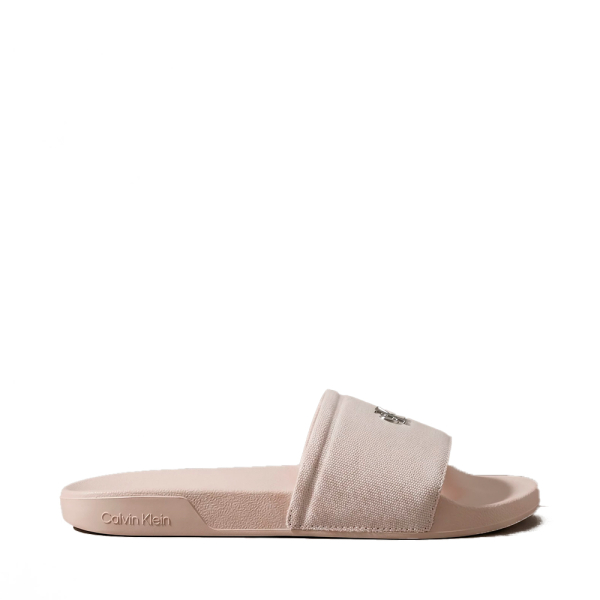 Calvin Klein Nemo - Tongs en toile avec logo - 36 Beige- Ref 31 €