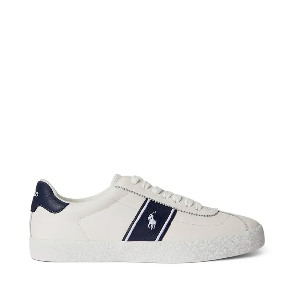 Ralph Lauren Baskets Court VLC - 44 Blanc- Ref 81 €