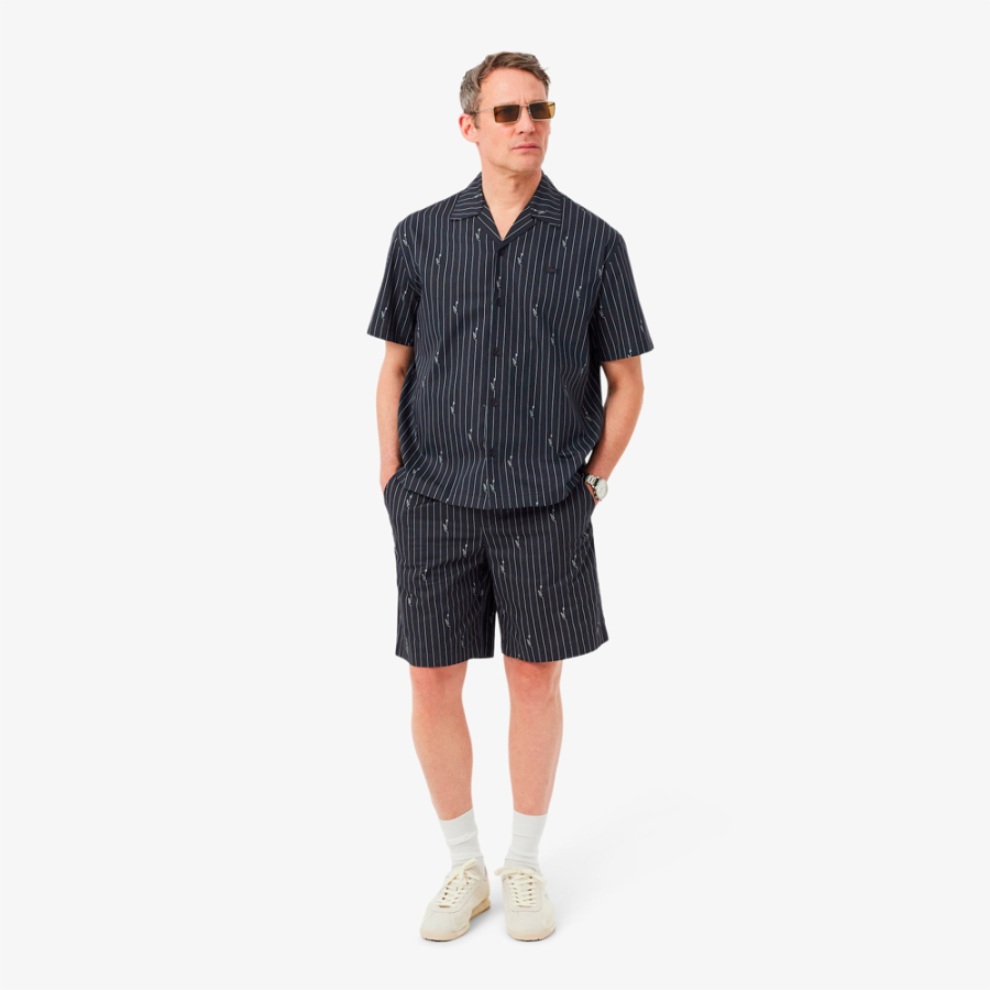 pantalon-corto-de-algodon-de-rayas-con-estampado-de-cocodrilo