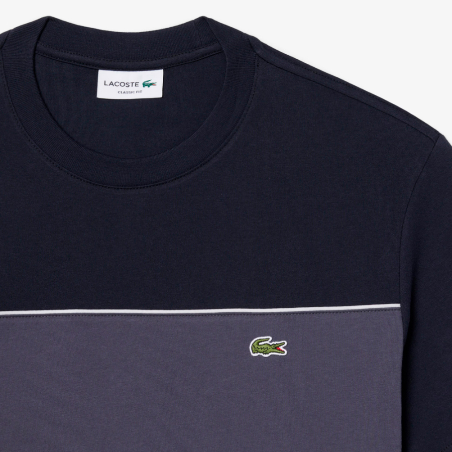 baumwoll-t-shirt-mit-farbblocken