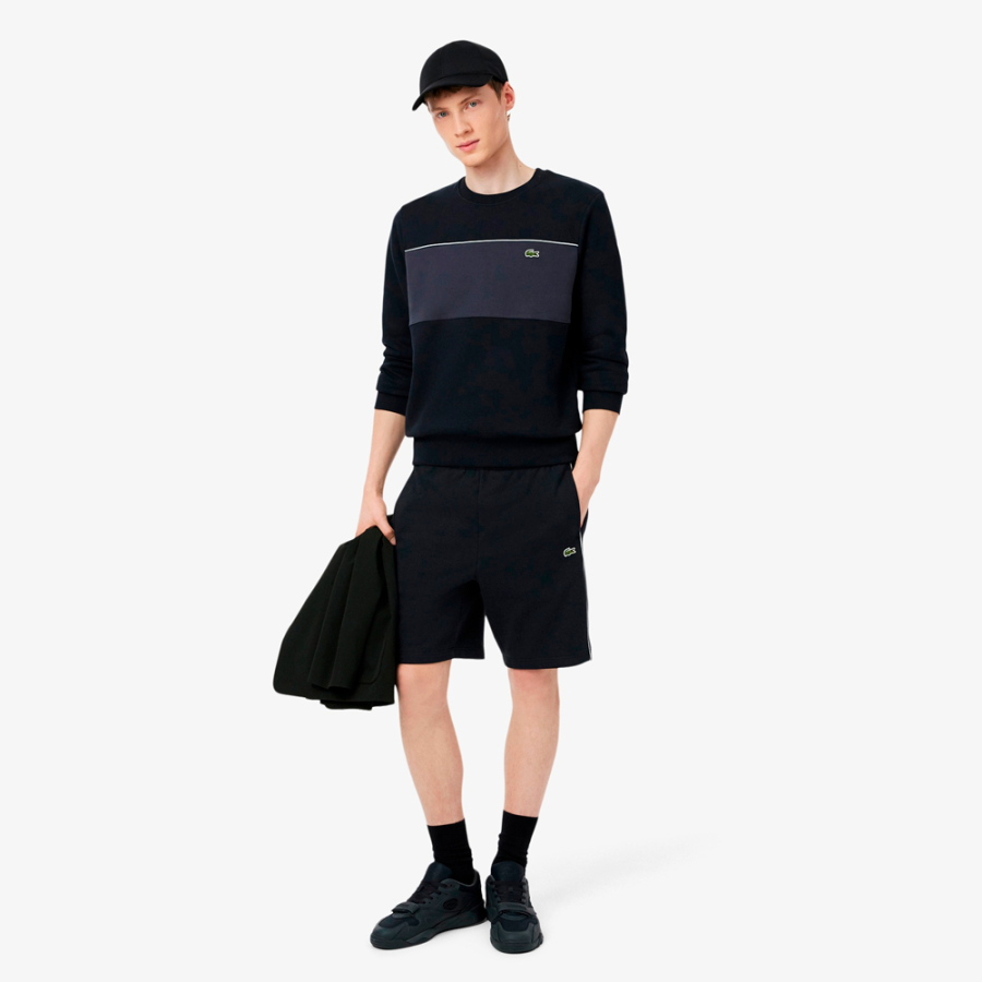short-en-polaire-coupe-classique-avec-blocs-de-couleur short-en-polaire-coupe-classique-avec-blocs-de-couleur