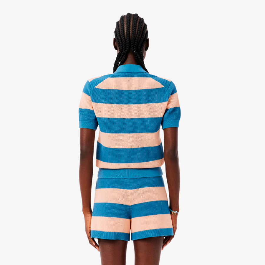 jersey-de-cuello-polo-de-punto-de-malla-con-rayas jersey-de-cuello-polo-de-punto-de-malla-con-rayas