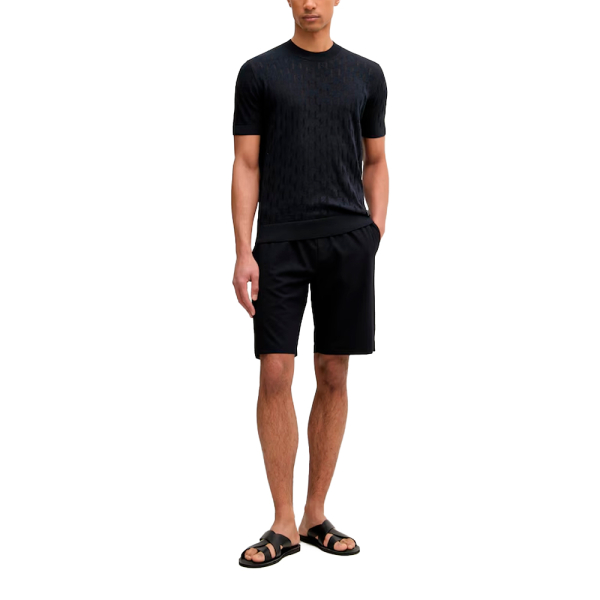 Karl Lagerfeld Jeans Pantalons Noir - short ajustable coupe rgulire - S - Ref 119 €