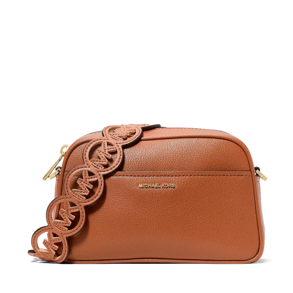 Michael Kors Petit sac bandoulire en cuir pour appareil photo Jet Set - U Brun- Ref 146 €