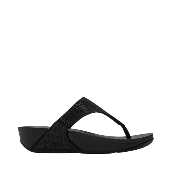 Fitflop Sandales entre-doigts LULU Shimmerglitz - 41 Noir- Ref 56 €