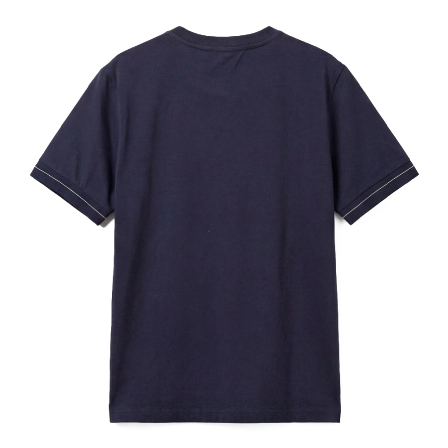 t-shirt-aus-baumwollstrick-mit-regularer-passform-und-logo t-shirt-aus-baumwollstrick-mit-regularer-passform-und-logo