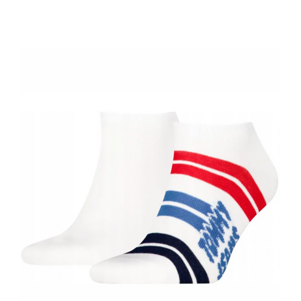 Tommy Hilfiger Calcetines Blanc - LOT DE 2 CHAUSSETTES FUSION BASKETS - 3942 - Ref 9 €
