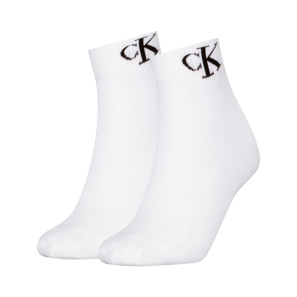 Calvin Klein Chaussettes Blanc - Lot de 2 chaussettes courtes - 3942 - Ref 9 €