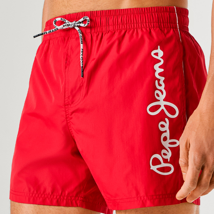 short-de-bain-bermuda-avec-logo-imprime short-de-bain-bermuda-avec-logo-imprime