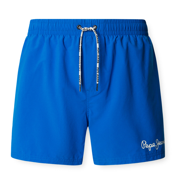 Pepe Jeans Vtements de bain Bleu - Maillot de bain Bermuda avec logo imprim - M - Ref 35 €