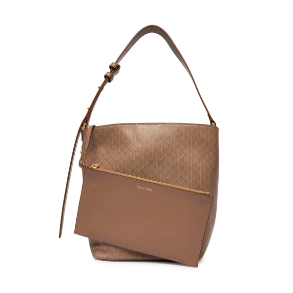 Calvin Klein Sac seau orn du logo emblmatique - U Brun- Ref 91 €