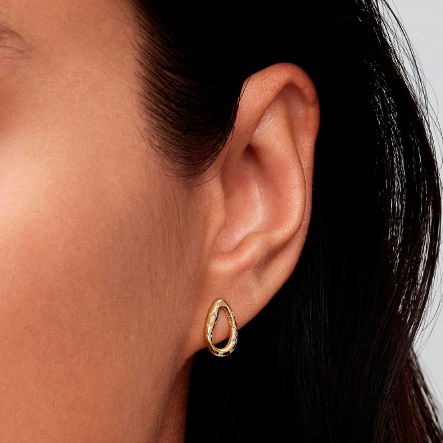 organic-shaped-oval-stud-earrings-with-set-gems-264659c01 organic-shaped-oval-stud-earrings-with-set-gems-264659c01