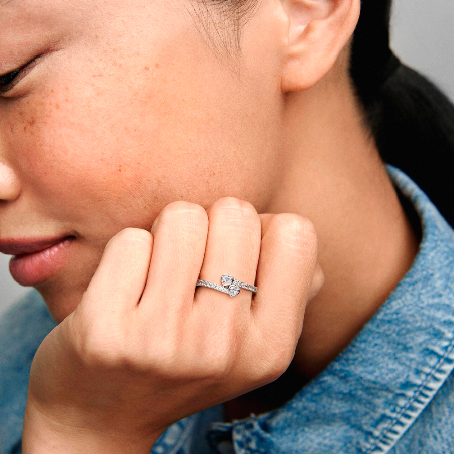 two-sparkling-hearts-ring-191023cz two-sparkling-hearts-ring-191023cz