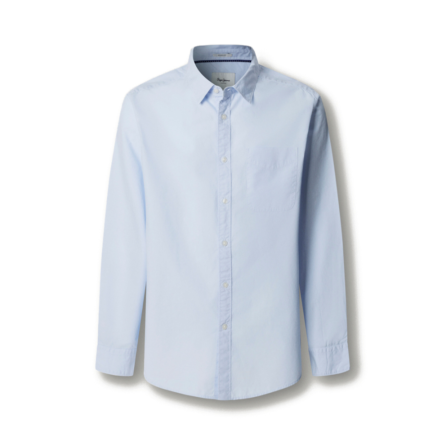 camisa-de-popeline-de-corte-regular camisa-de-popeline-de-corte-regular