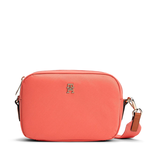 Tommy Hilfiger Sac bandoulire monogramm TH - U corail- Ref 72$