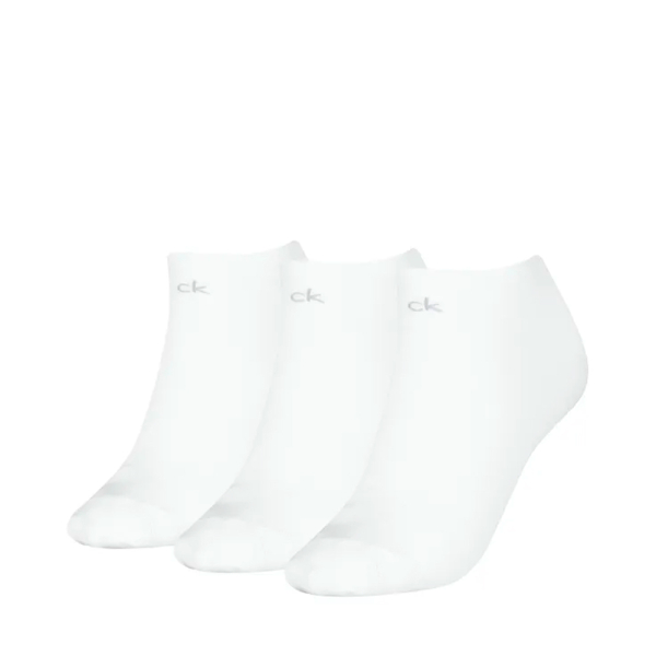 Calvin Klein Calcetines Blanc - Lot de 3 chaussettes basses - 3942 - Ref 10 €