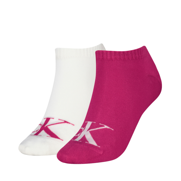 Calvin Klein Calcetines Fuchsia - Lot de 2 chaussettes invisibles - 3942 - Ref 9 €