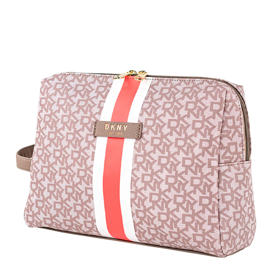 dkny-neceser-6360030-01-vintage-signature-stripe-coral dkny-neceser-6360030-01-vintage-signature-stripe-coral