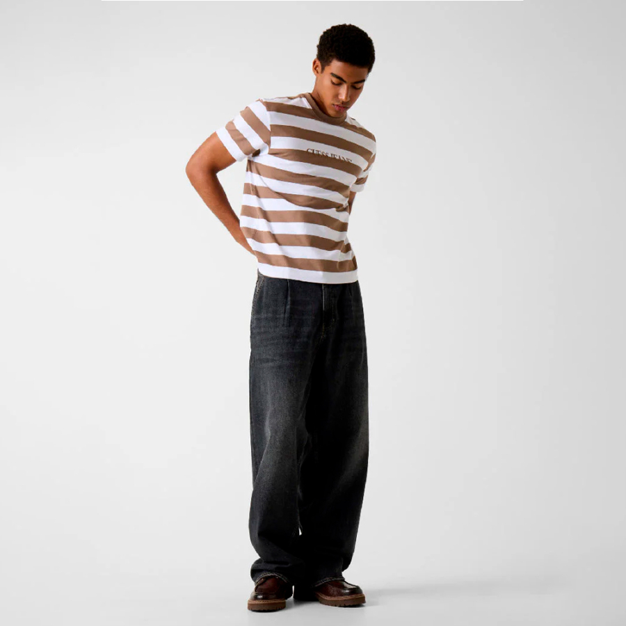 striped-t-shirt-with-logo striped-t-shirt-with-logo