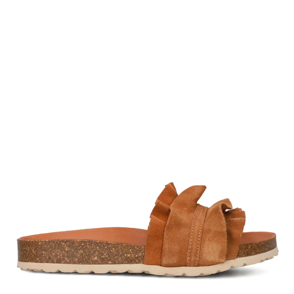 Verbenas Sandales volants en daim Rocio - 40 Brun- Ref 45 €