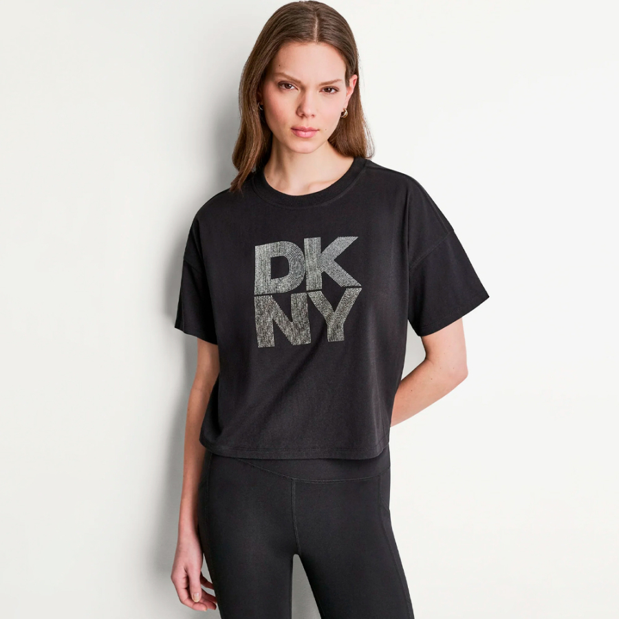 t-shirt-con-logo-a-strass-ombra t-shirt-con-logo-a-strass-ombra