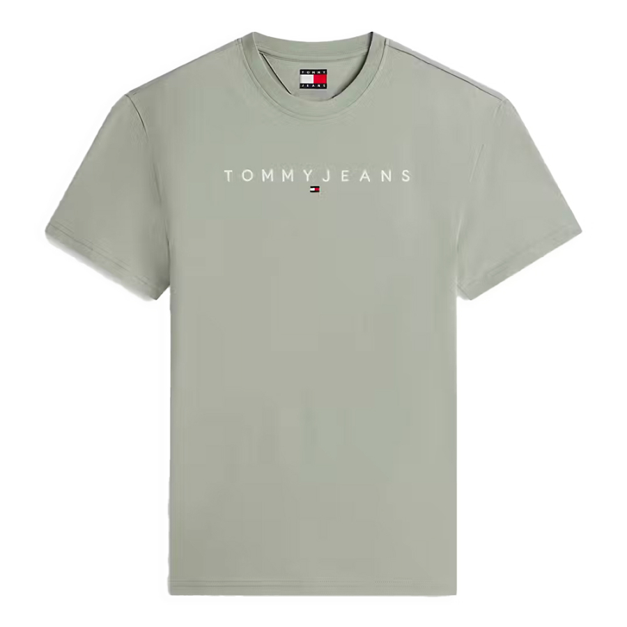 camiseta-com-logotipo-linear-de-corte-regular