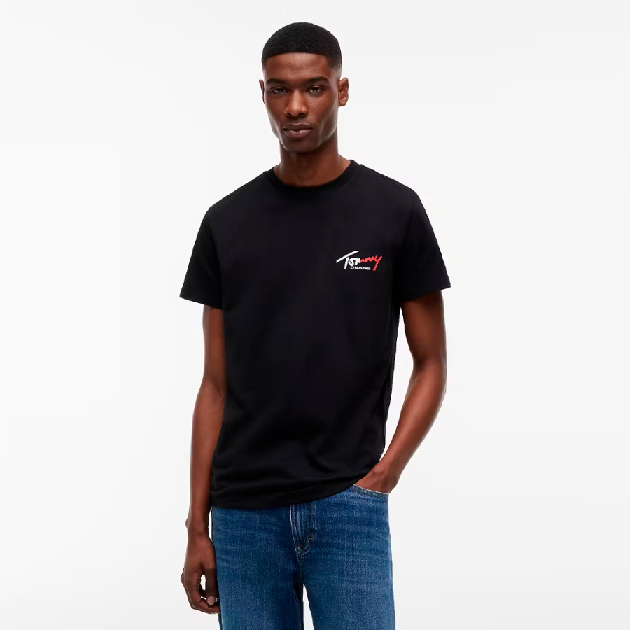 camiseta-slim-de-punto-con-logo camiseta-slim-de-punto-con-logo