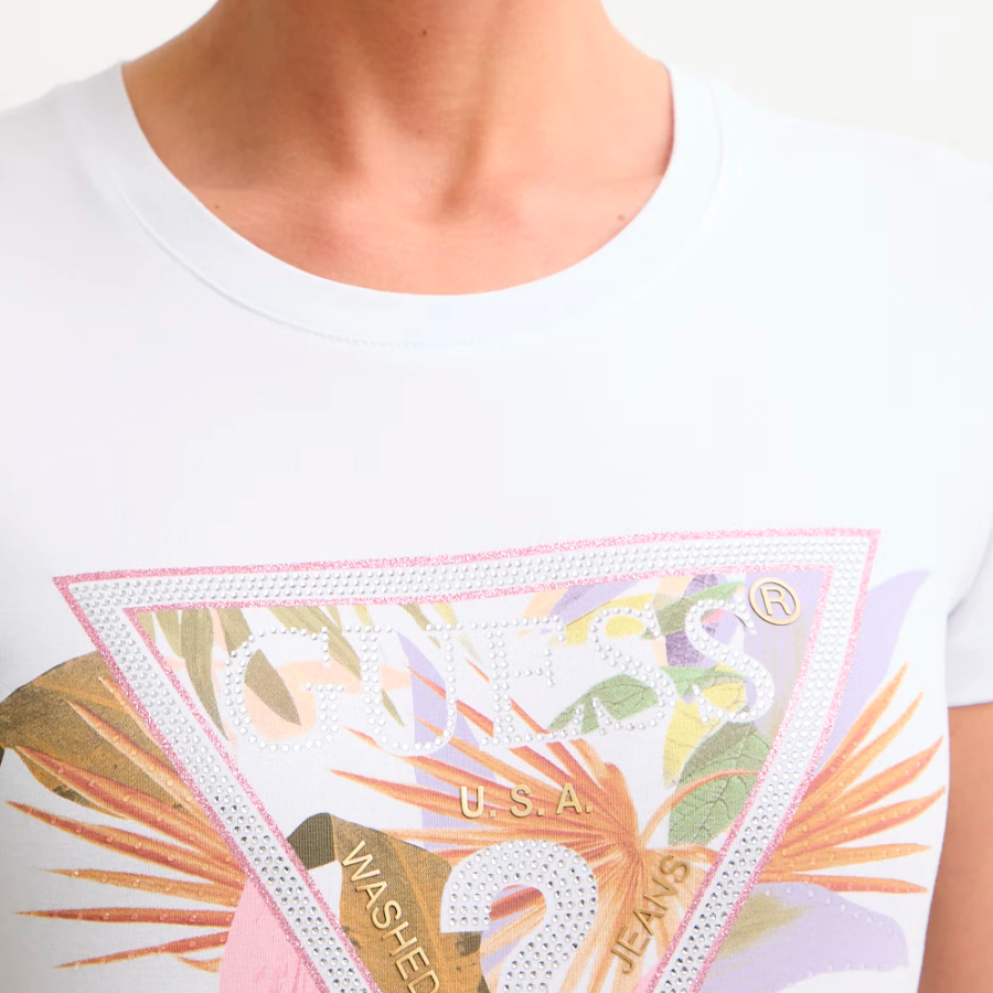 t-shirt-con-logo-in-strass t-shirt-con-logo-in-strass