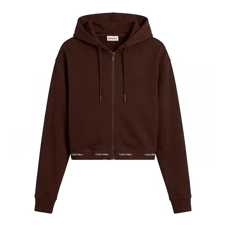 sudadera-cropped-con-capucha-cremallera-y-logo sudadera-cropped-con-capucha-cremallera-y-logo