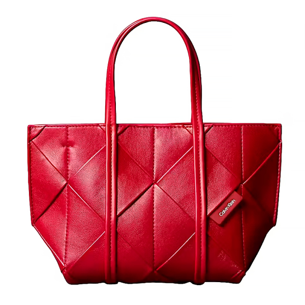 Calvin Klein SAC CABAS MINI TISS BANDOULIRE - U Rouge- Ref 108 €