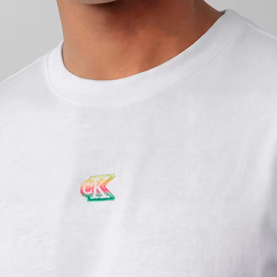 t-shirt-a-coste-slim-con-monogramma-pride t-shirt-a-coste-slim-con-monogramma-pride