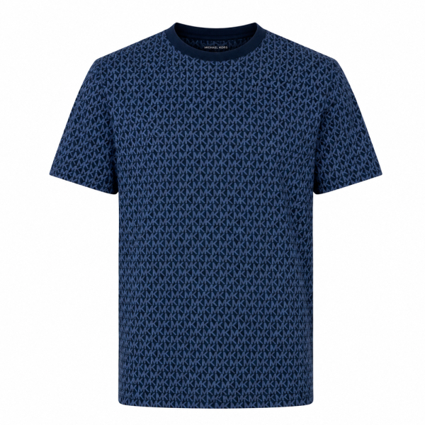 Michael Kors T-shirts Bleu marine - T-SHIRT SIGNATURE MK - S - Ref 80 €
