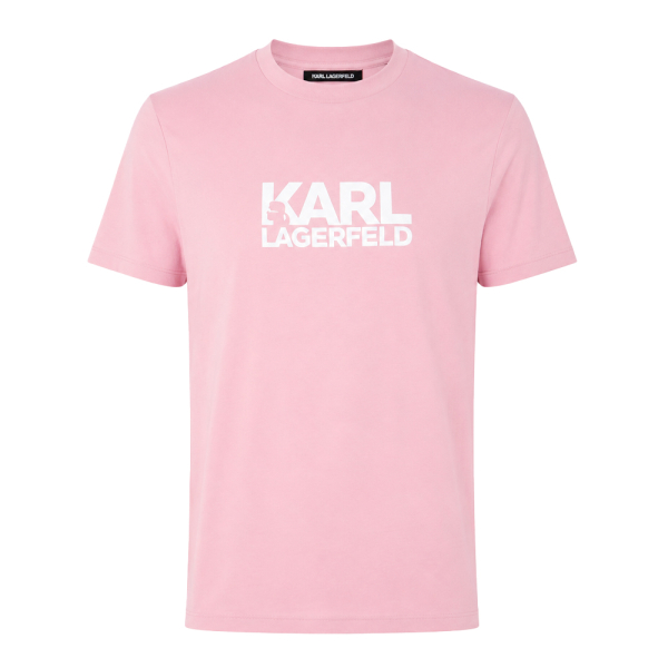Karl Lagerfeld T-shirts Rose - T-shirt col rond 755780 563235 - XL - Ref 53 €