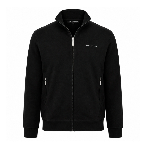 Karl Lagerfeld Vestes en maille et pulls Noir - VESTE FERMETURE CLAIR ANTI-SURTISSEMENT 705006 563902 - S - Ref 215 €