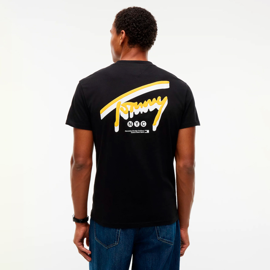 camiseta-de-punto-con-logo-trasero camiseta-de-punto-con-logo-trasero