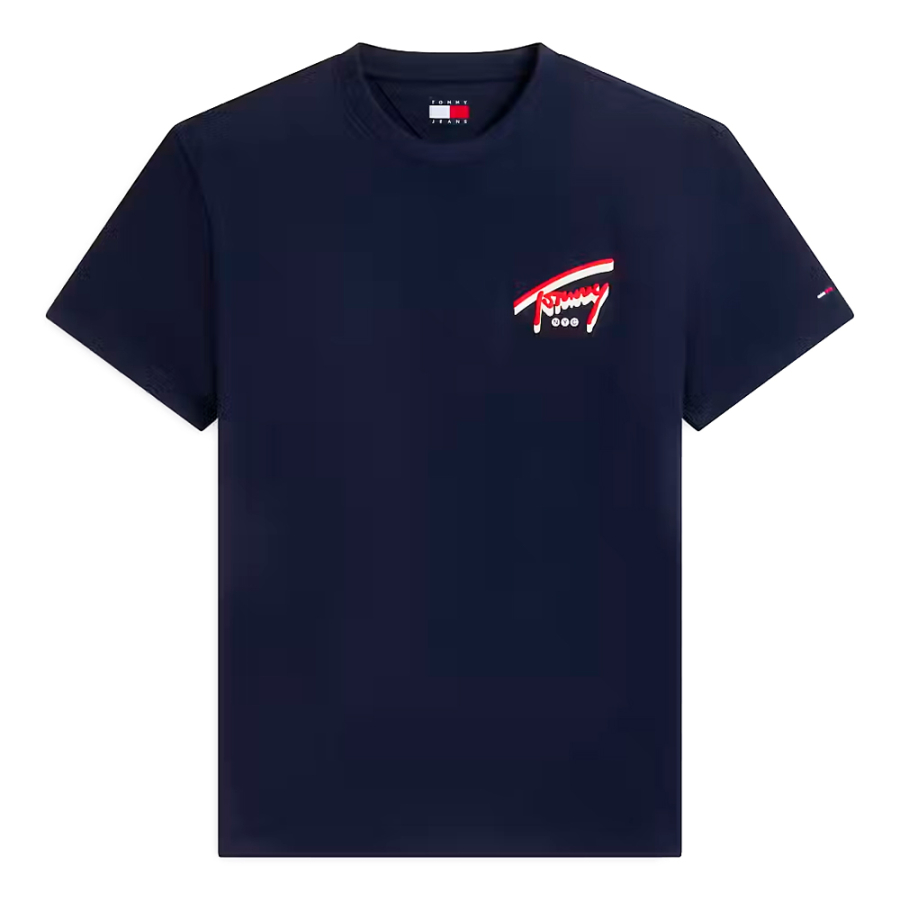 camiseta-de-punto-con-logo-trasero camiseta-de-punto-con-logo-trasero