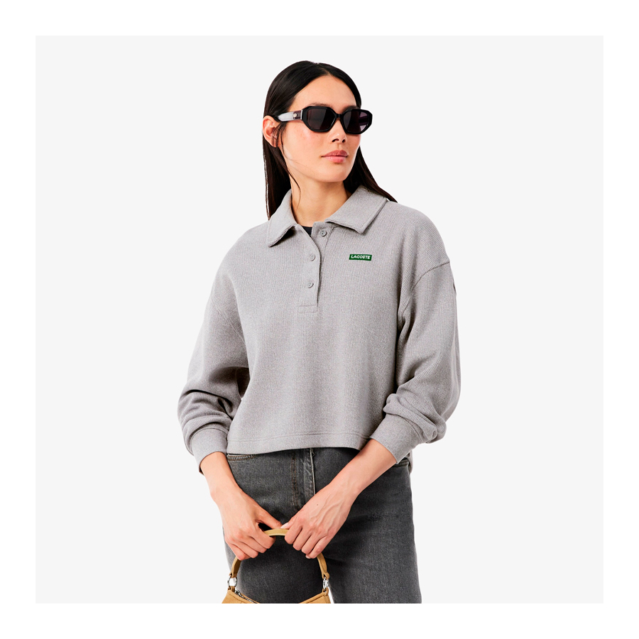 sudadera-oversize-de-cuello-de-polo-de-canale sudadera-oversize-de-cuello-de-polo-de-canale