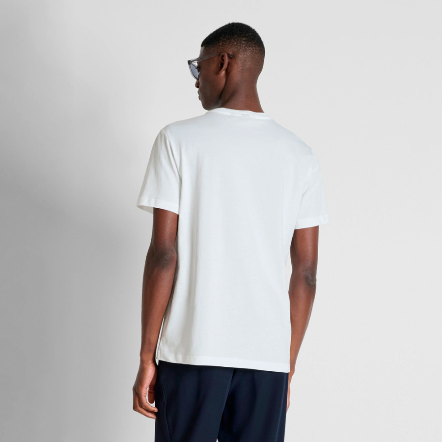 regular-fit-t-shirt-with-matte-silver-logo regular-fit-t-shirt-with-matte-silver-logo
