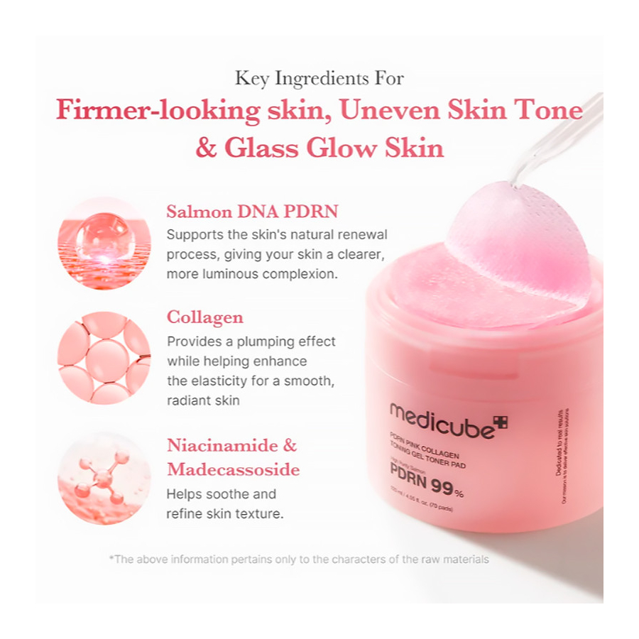 pdrn-pink-collagen-gel-toner-pad-discos-com-efeito-iluminador-de-colageno