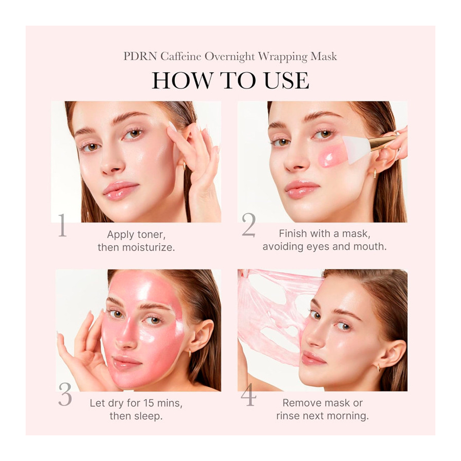 pdrn-pink-caffeine-overnight-wrapping-mask-mascara-facial-anti-fadiga-firmadora