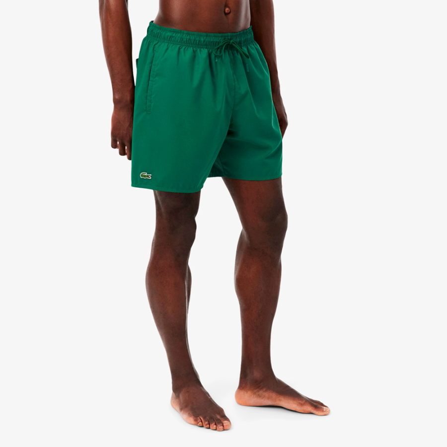 einfarbige-mittellange-badehose
