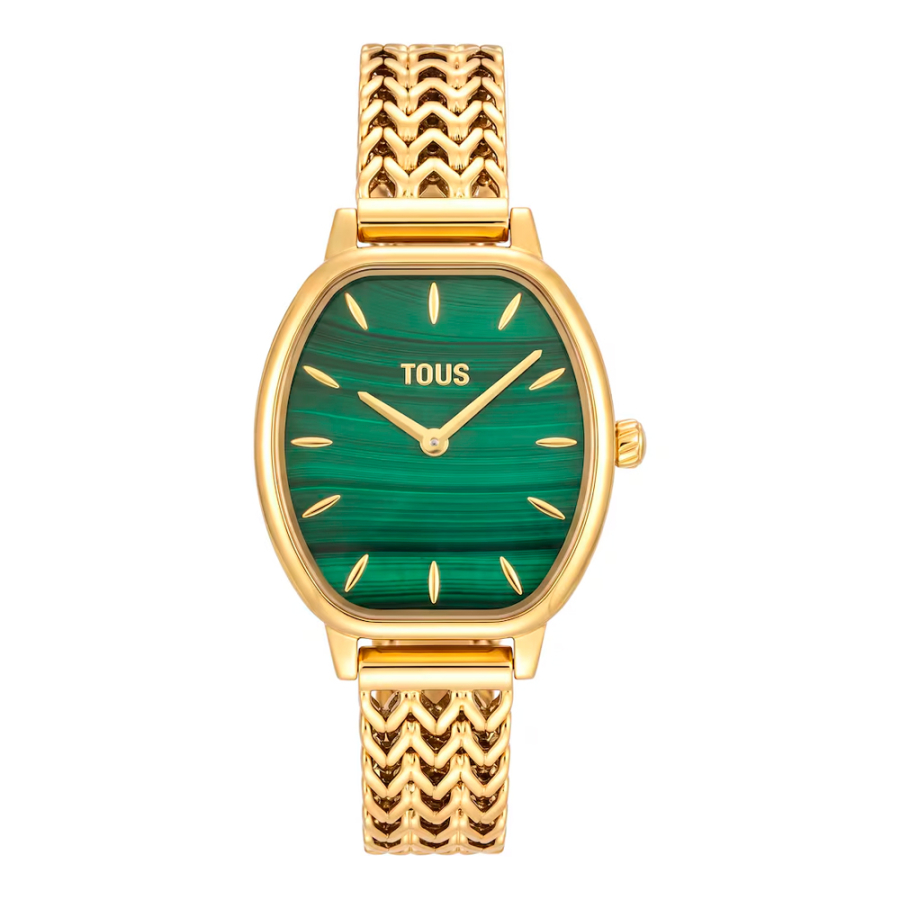 montre-analogique-osier-avec-bracelet-en-acier-plaque-or-et-malachite
