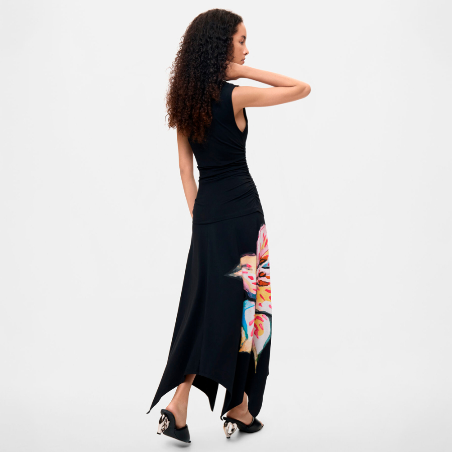 asymmetrical-floral-dress