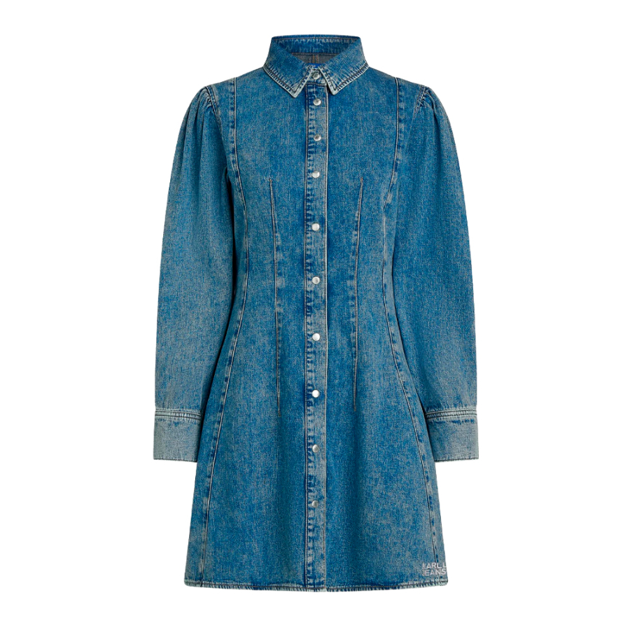 abito-in-denim-con-maniche-a-sbuffo abito-in-denim-con-maniche-a-sbuffo
