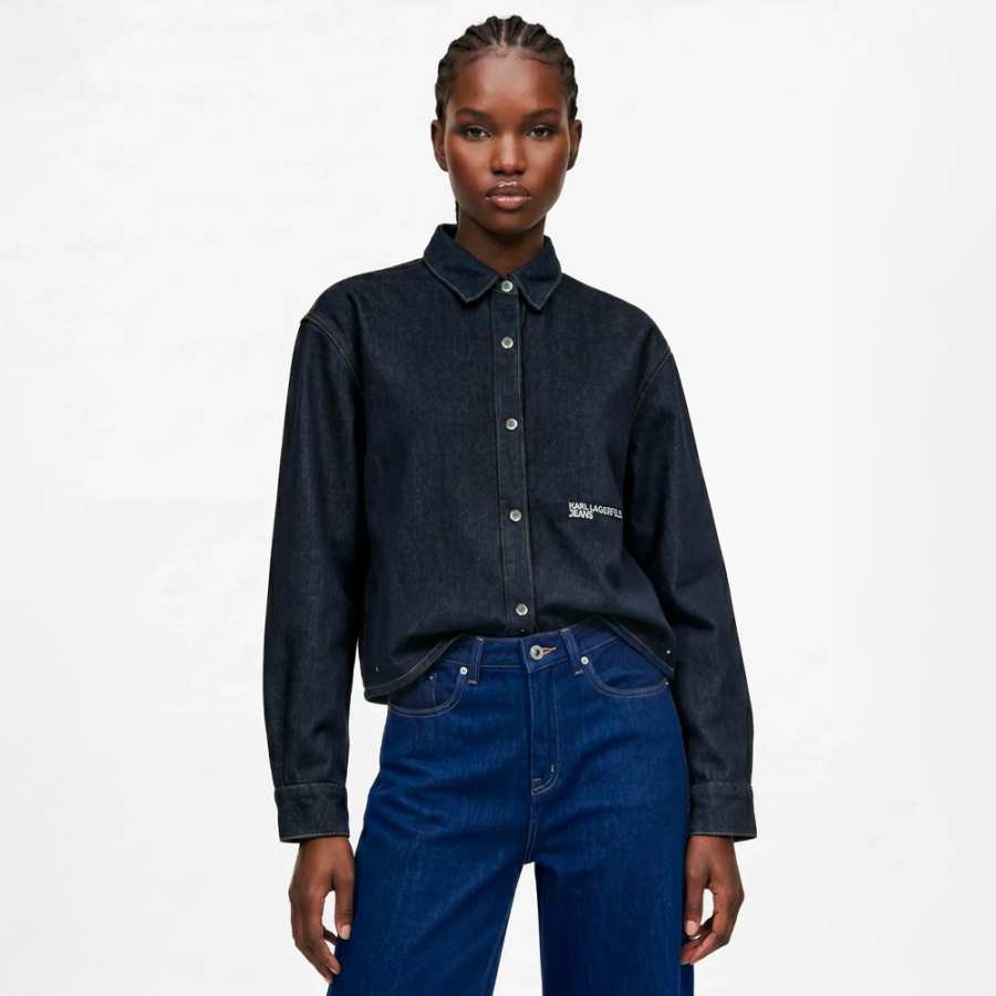 denim-shirt-with-a-loose-design-and-shiny-effect